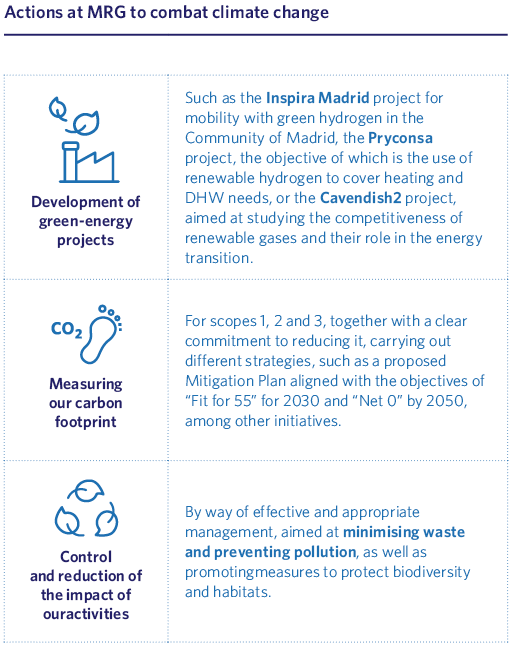 Actions at MRG to combat climate change