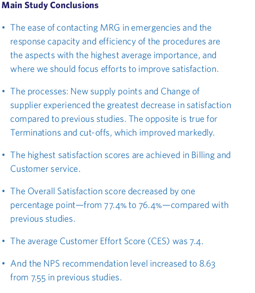Main Study Conclusions