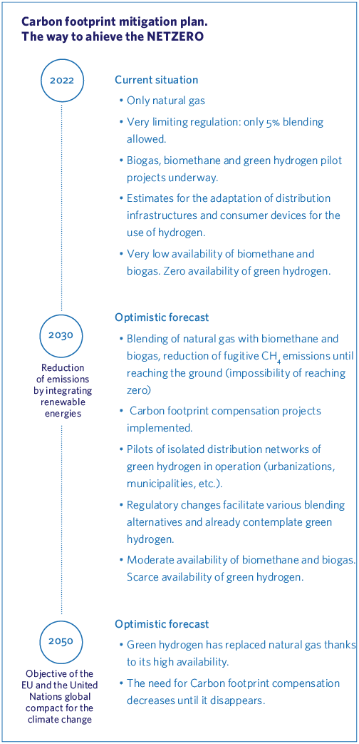 Carbon footprint mitigation plan. The way to ahieve the NETZERO