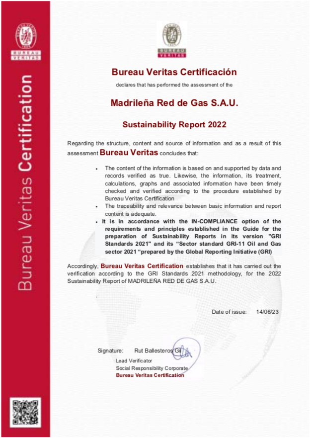 Certification MRG